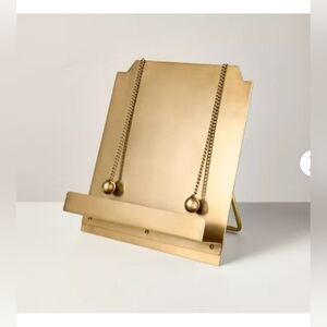 Brass Cookbook Holder with Weighted Chains - Hearth & Hand™ with Magnolia